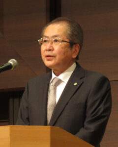 島根県環境整備事業協同組合理事長　米山二郎